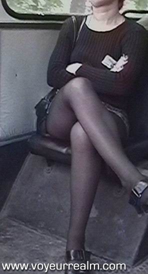 Upskirt hidden voyeur shots taken in the bus #67466773