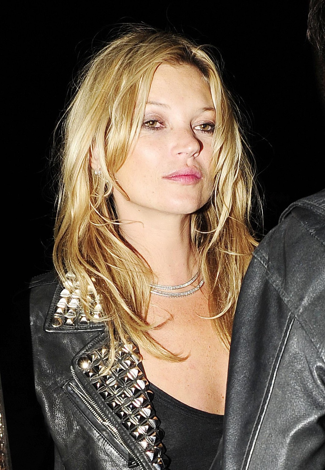 Kate Moss nip-slip  upskirt leaving Lady Gaga's private party in London #75304457