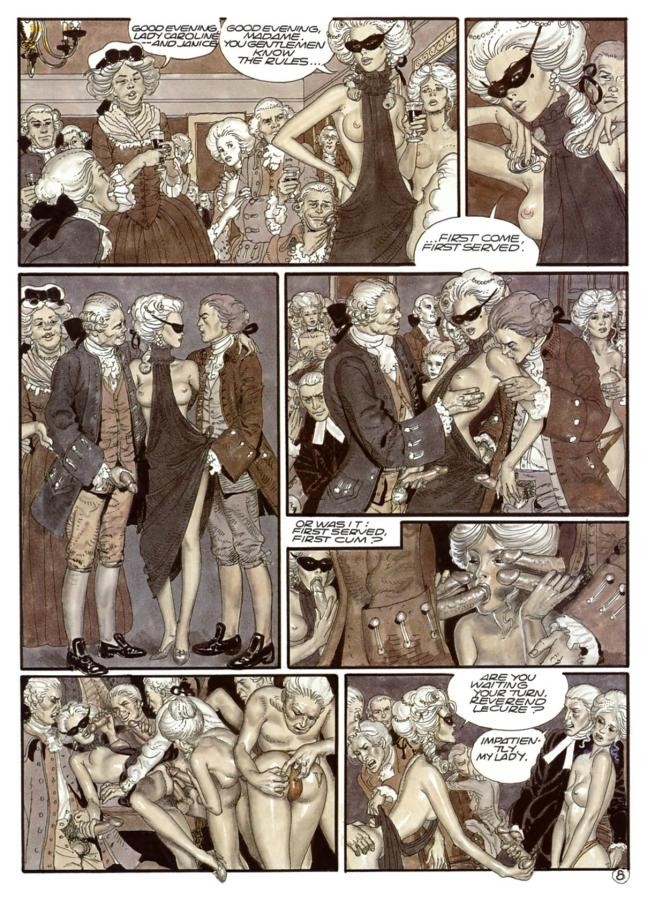 Kinky Comics von riesigen Cumshots im britischen Reich
 #69648109