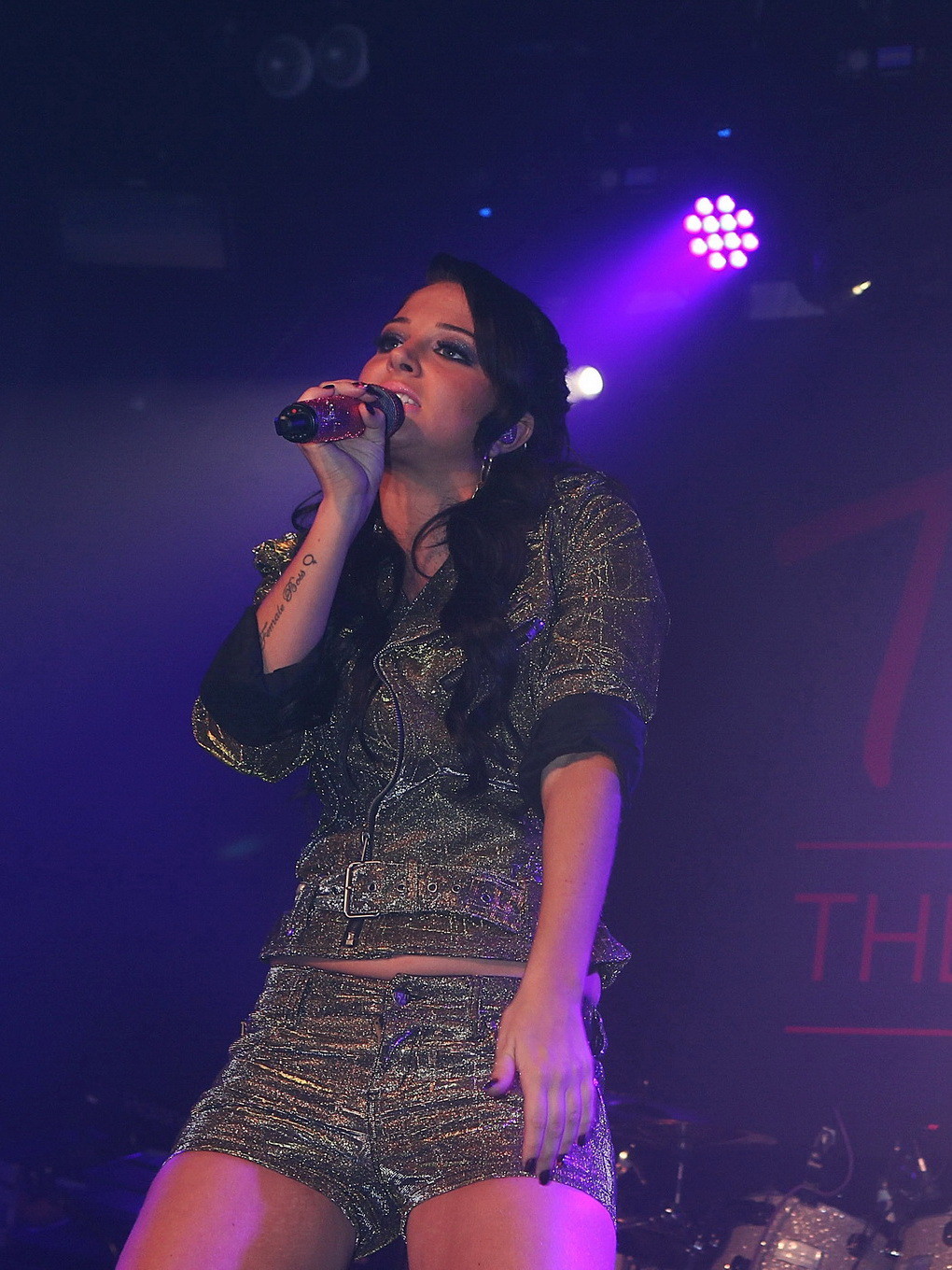 Tulisa Contostavlos leggy  cleavy performing at G-A-Y Heaven in London #75247757