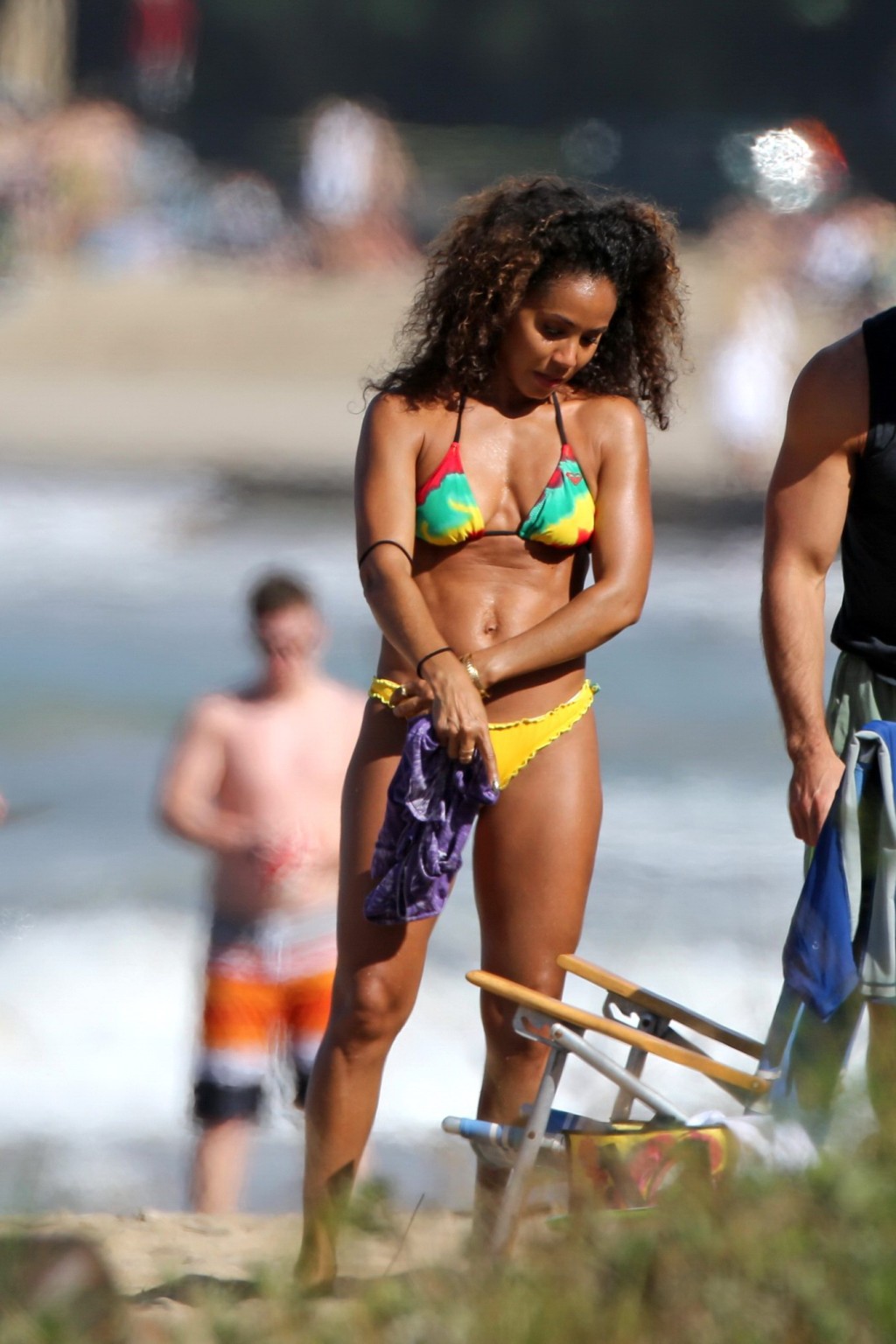 Jada Pinkett Smith shows off her booty wearing bikini on a Hawaiian beach #75176437