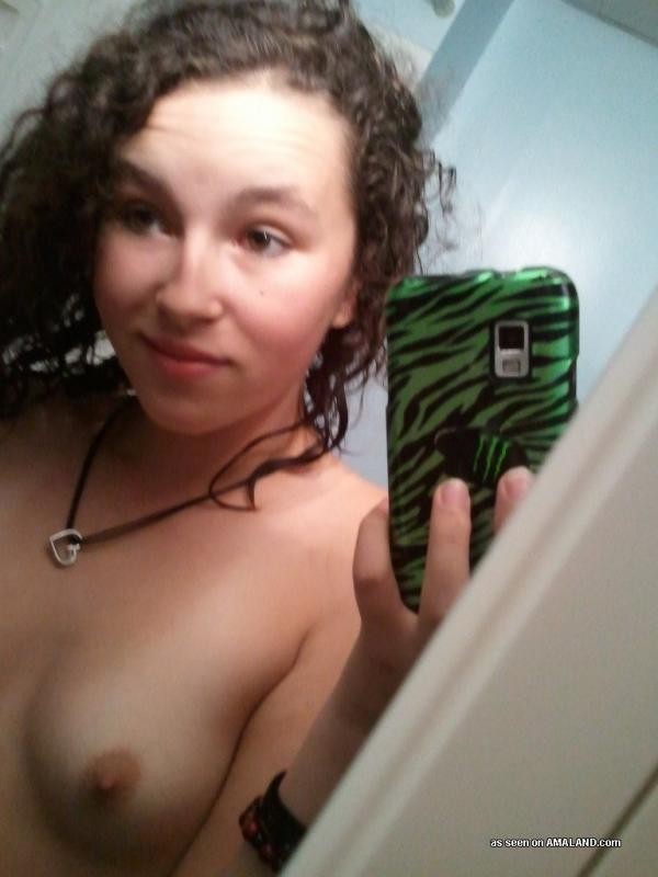 Nasty hardcore horny teen takes pics of her pussy #68149572