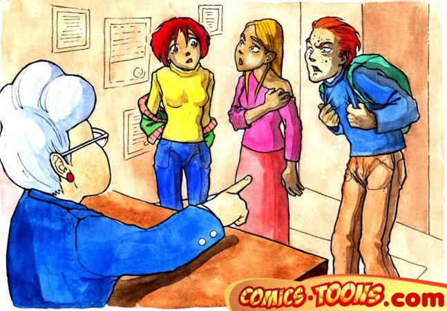 Cartoon porn adult comics about fucking at university #69706867