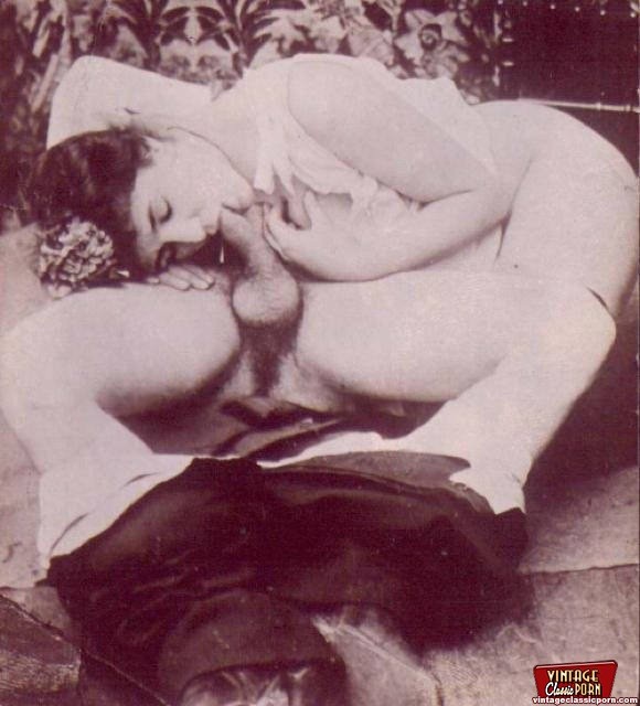 Sensual vintage couples having dirty sex in the twenties #78492955