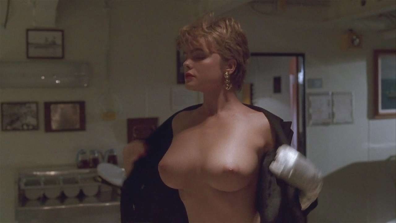 Erika Eleniak showing her nice big tits and ass in thong #75277714