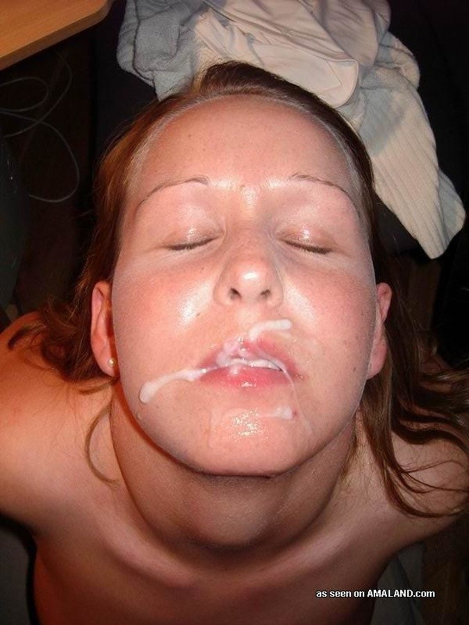 Compilation of naughty amateur chicks loving messy jizz #67615408