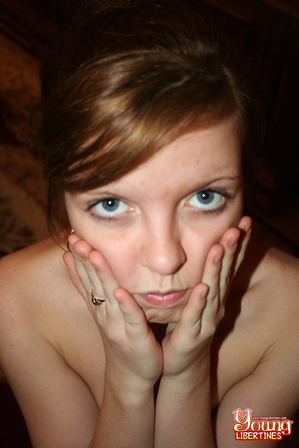 Amateur teen girl making faces #79449365