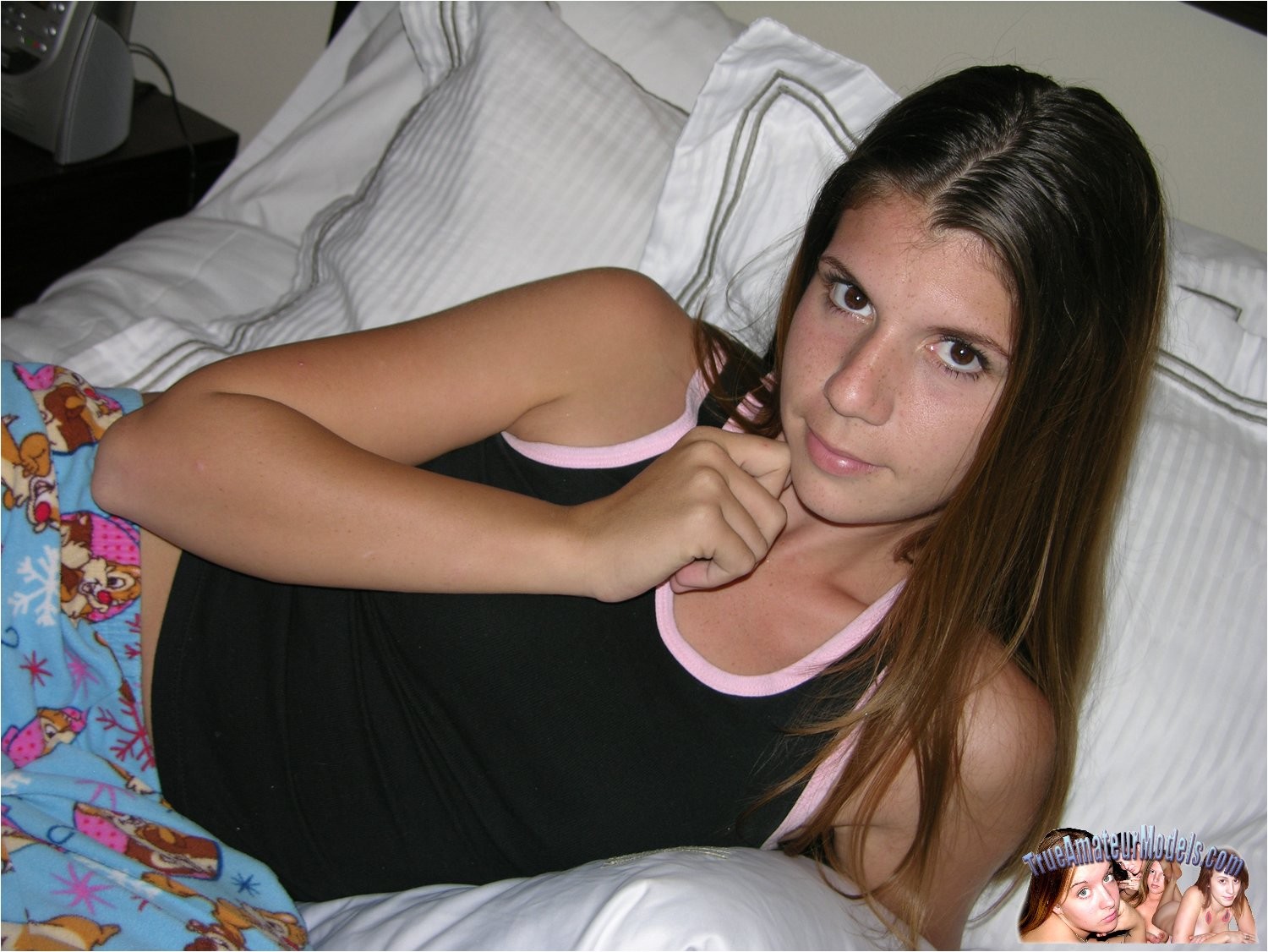 Amateur Freckled Face Teen Strips Out Of Her Pajamas #67306149
