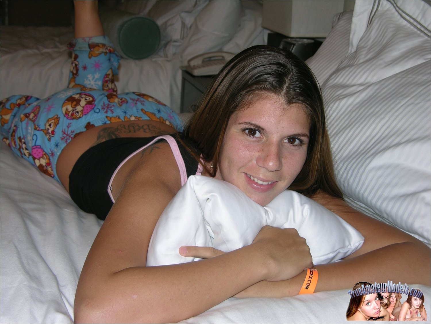 Amateur Freckled Face Teen Strips Out Of Her Pajamas #67306173