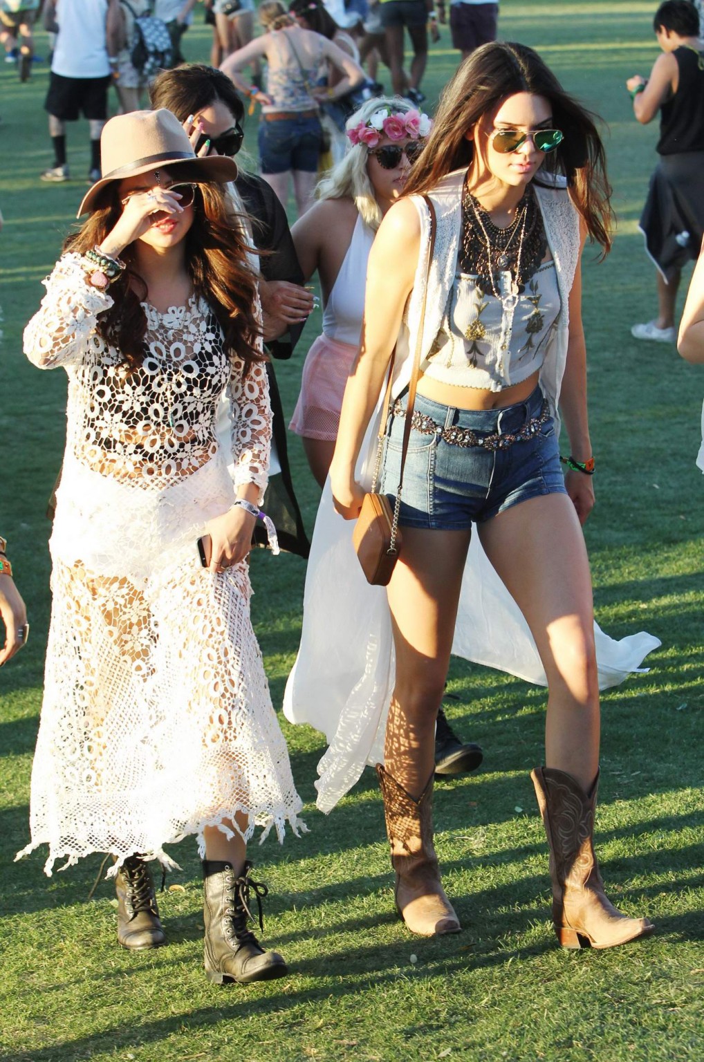 Selena Gomez seethru to underwear with leggy Jenner sisters #75199765