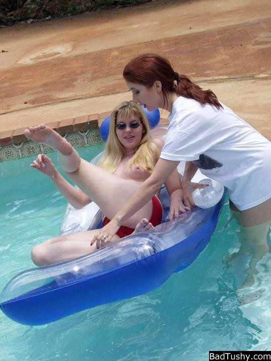 Bad teen spanking in the swimming pool #72233533