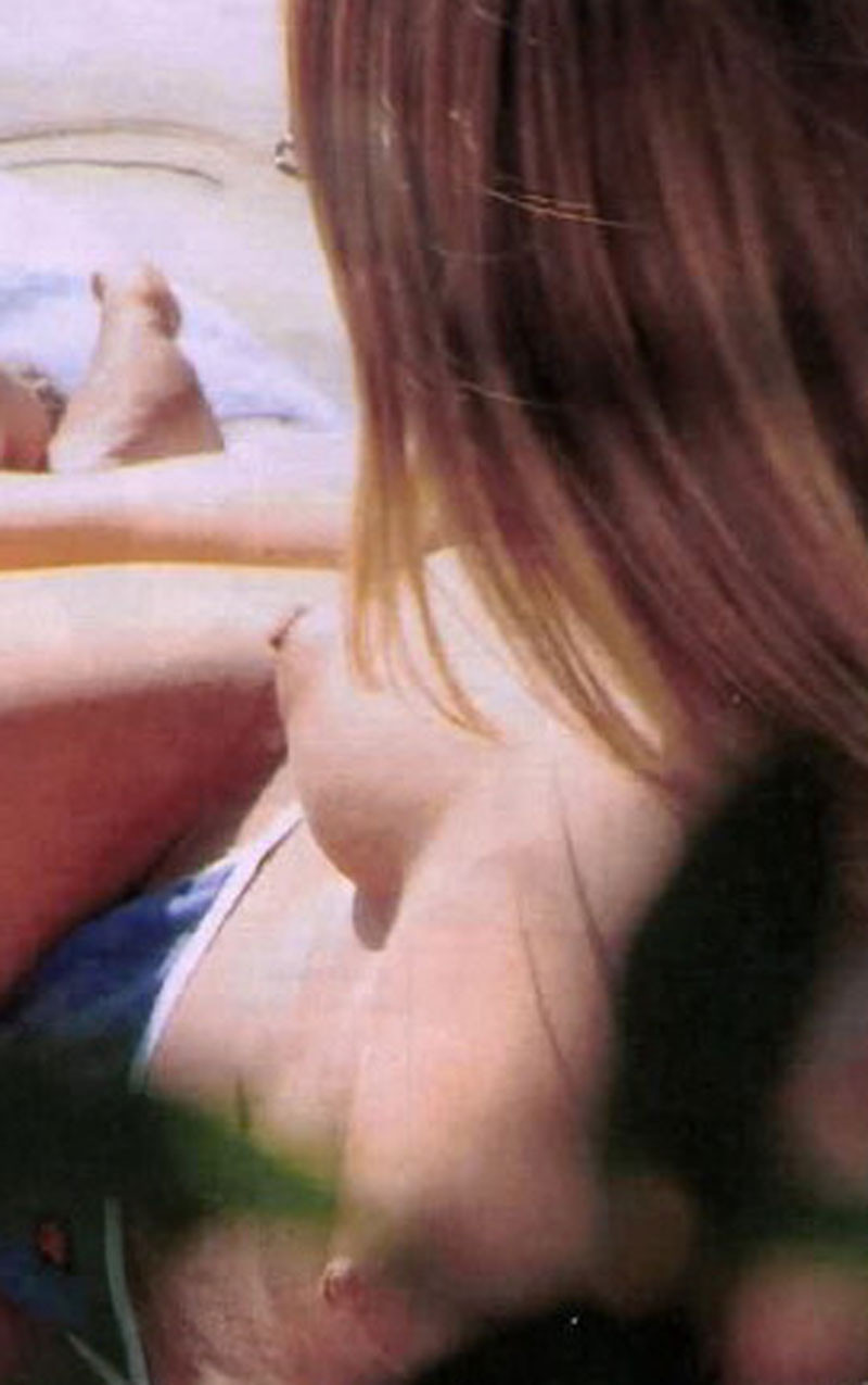 Jennifer Aniston showing topless on the beach #75313982