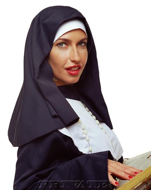 Pornstar SOPHIE EVANS takes the veil of nun #76616657