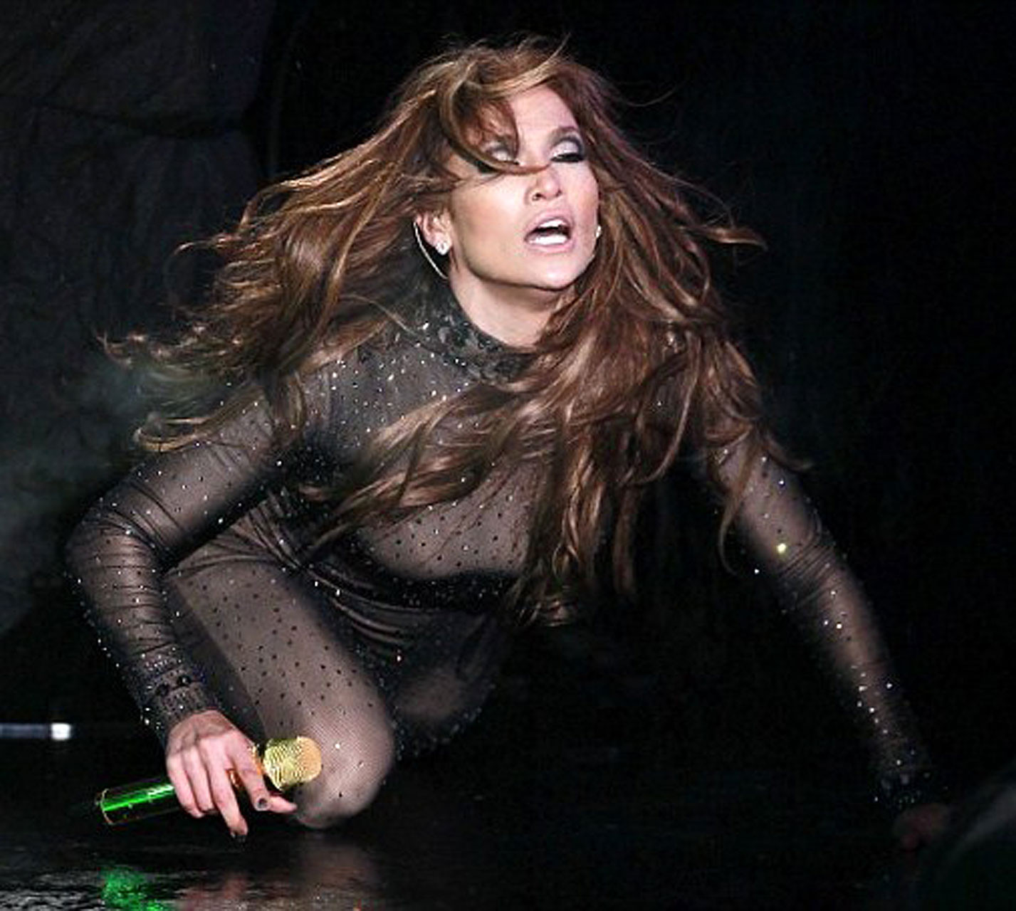 Jennifer Lopez showing her extremely sexy ass and hot body on stage #75365747