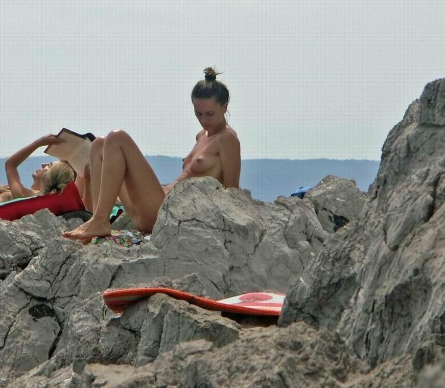 Hot Russian nudist strips her bikini off here #72251238