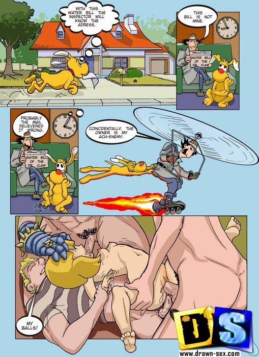 Futurama caliente y el inspector gadget
 #69552524