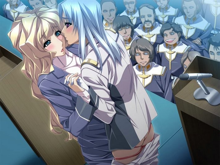 Anime-Mädchen mit riesigen Titten werden vergewaltigt
 #69704654
