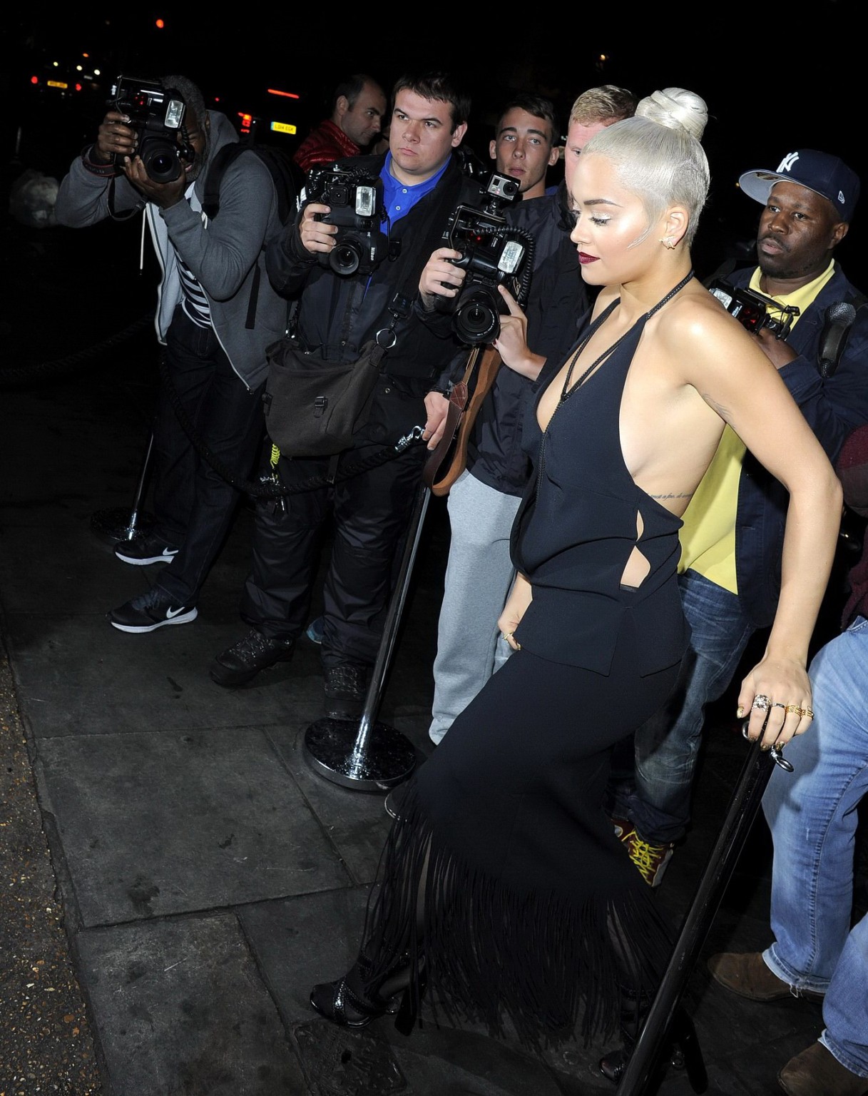 Rita Ora busty  braless showing sideboob #75158308