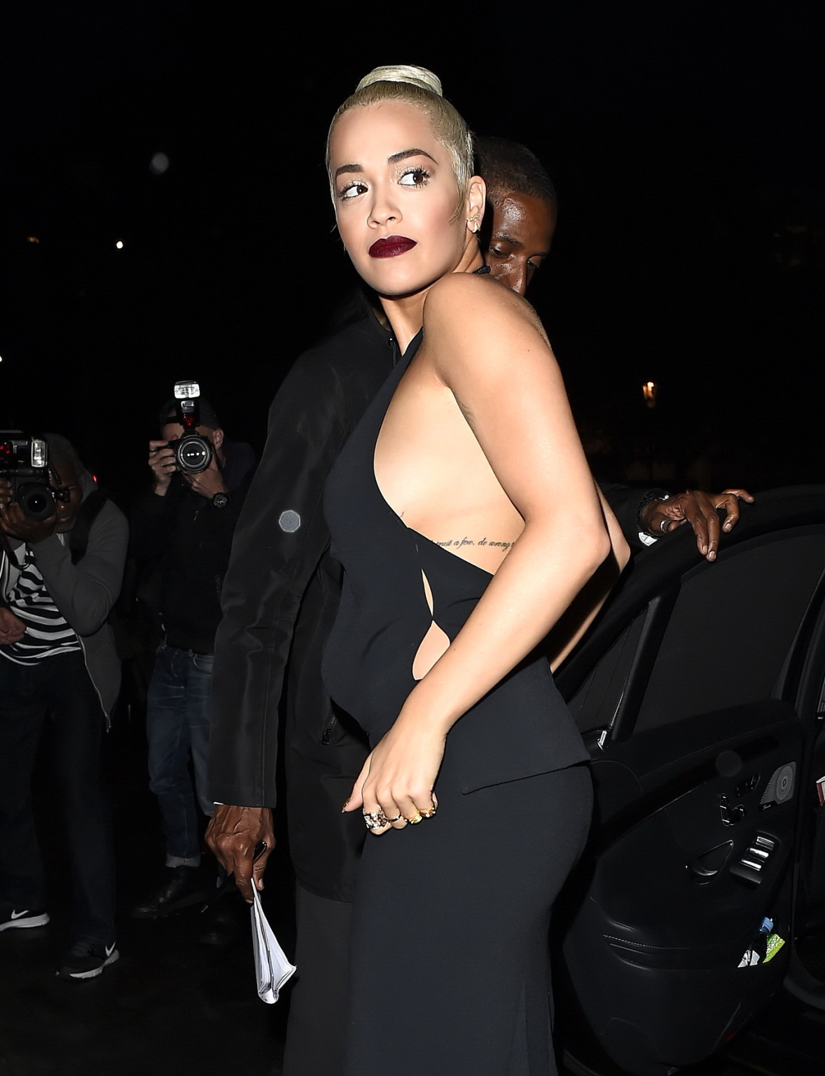 Rita Ora busty  braless showing sideboob #75158320