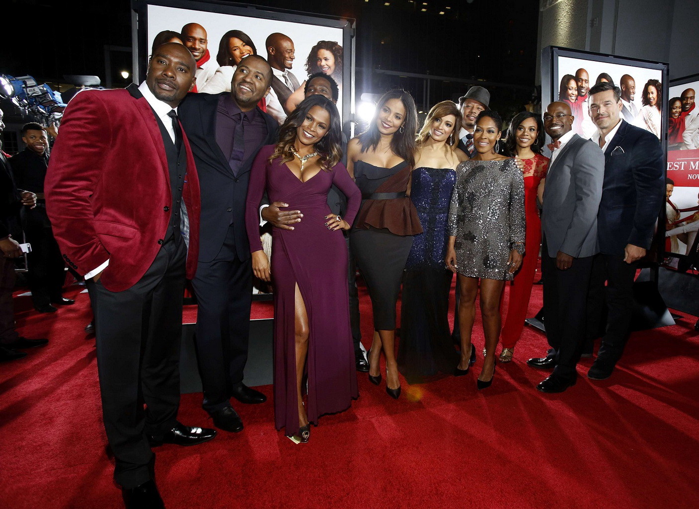 Nia Long showing huge cleavage at 'The Best Man Holiday' premiere in LA #75212242