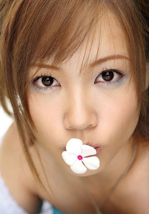 Lovely asian model Reika Shiina poses showing tits #69751957