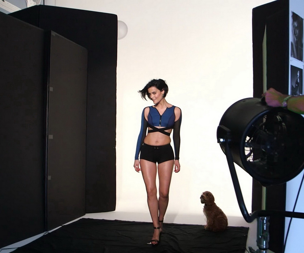 Jaimie Alexander showing off her ass and abs for Shape US #75146308