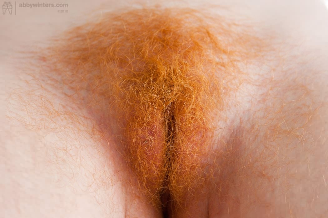 Unique redhead bares fiery red bush and furry pits #77291679