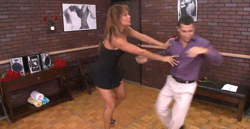 Monique Fuentes and her kinky tango lesson #77977648