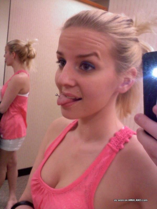 Self-shot non-nude pictures of a blonde teen slut #75696430