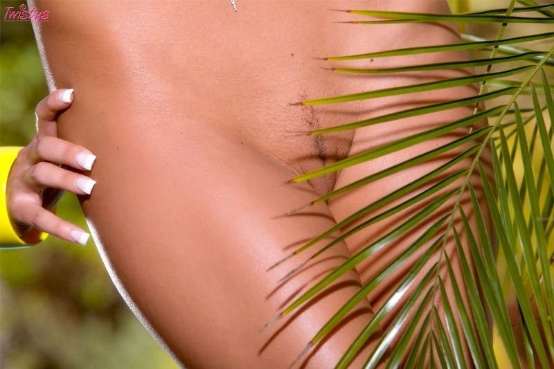 Rubia de grandes pechos mandy lynn jugando con un consolador al aire libre
 #73804561