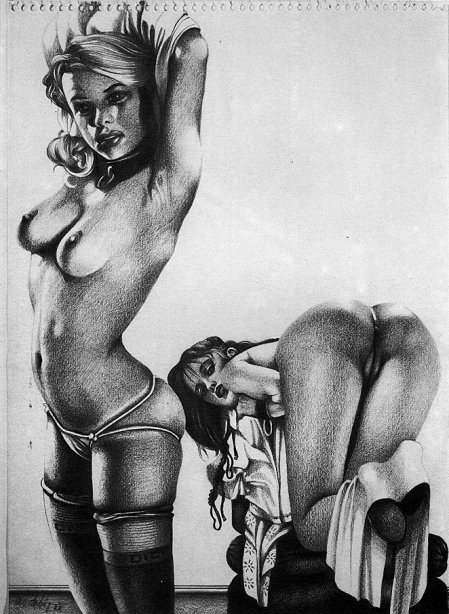 classic beautiful women in sexual bondage art #72041126