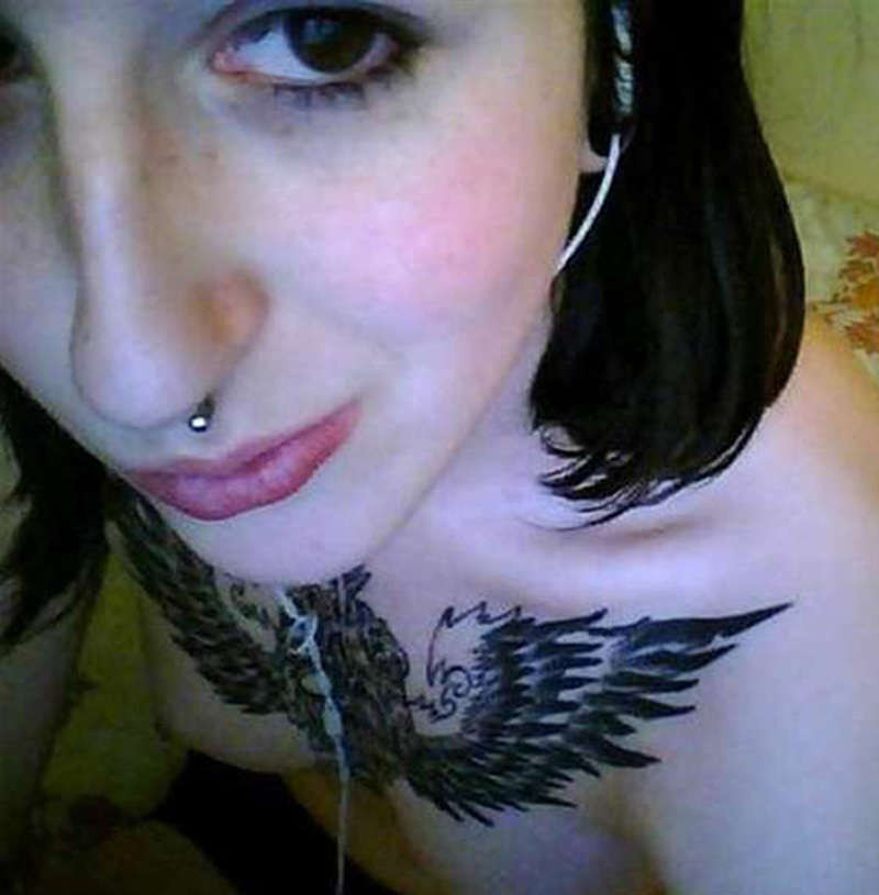 Pictures of a tattooed emo amateur GF #75709426