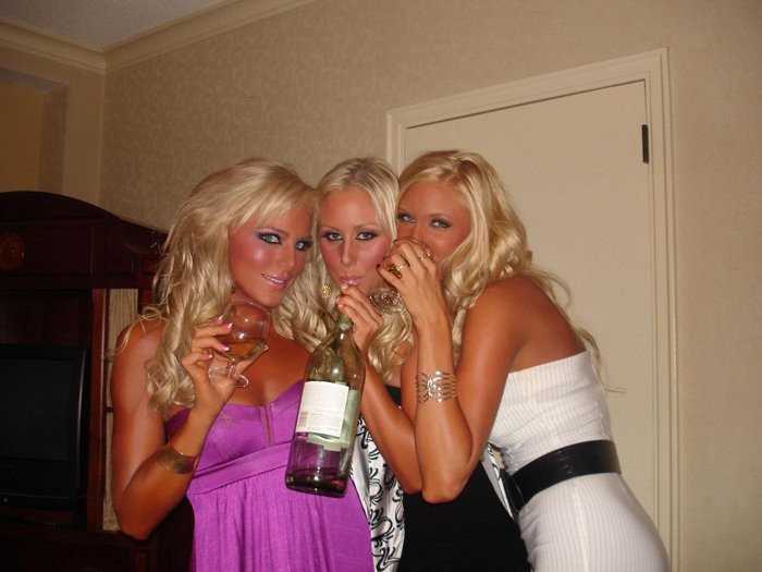 Sorority Chicks Trashed And Drunk At A College Party #76402738