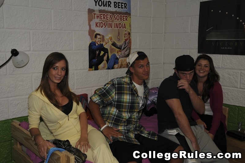Awesome college babe gangbang party at my college dorm #79392803