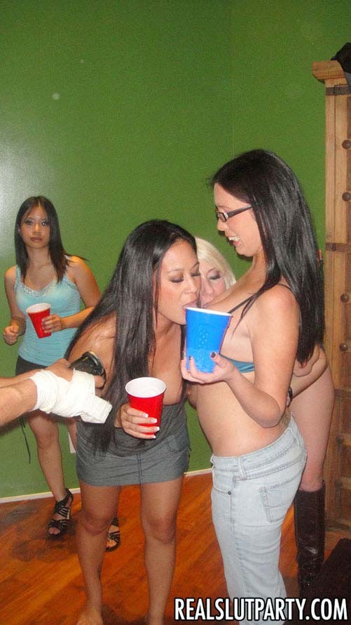 Insane college fuck fest with hot babes sucking and fucking #76794204