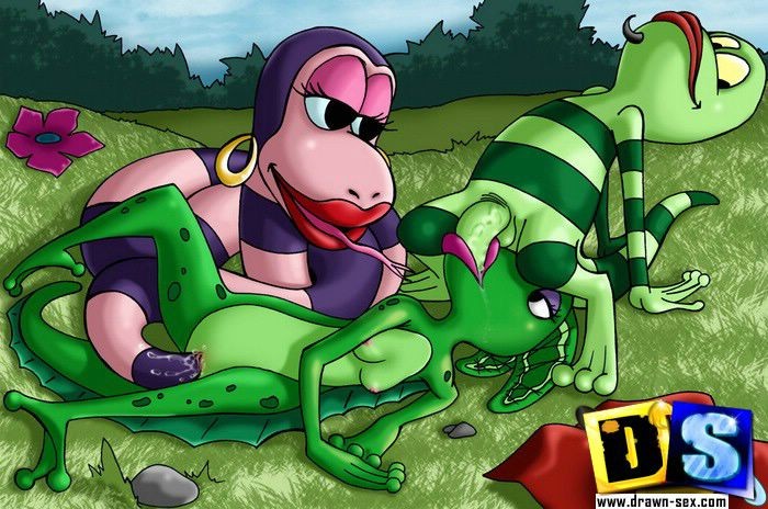 Berühmte Toons in echter verrückter Lutsch- und Fick-Action
 #69667718