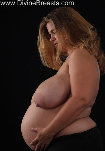 Pregnant amateur plumper dispays her gigantic titties #67455483