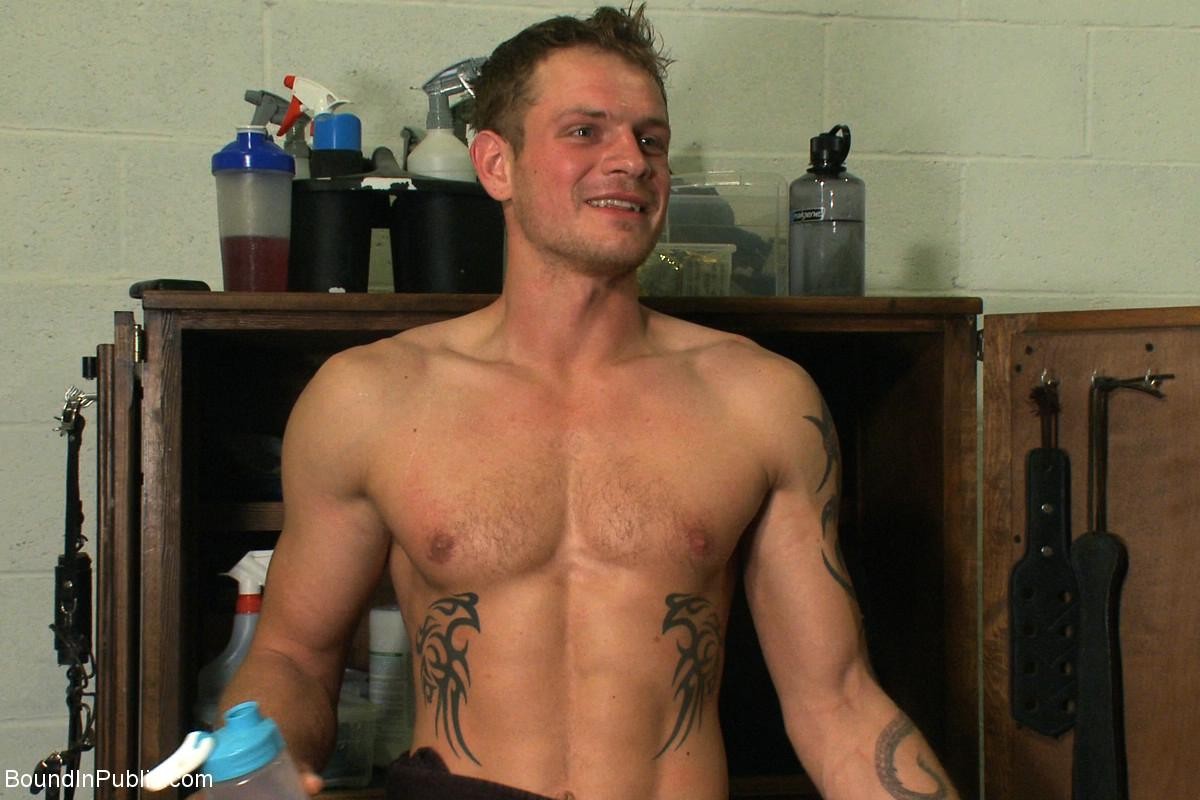 Slave gay gets tied, stripped, abused and humiliated in public #76951658