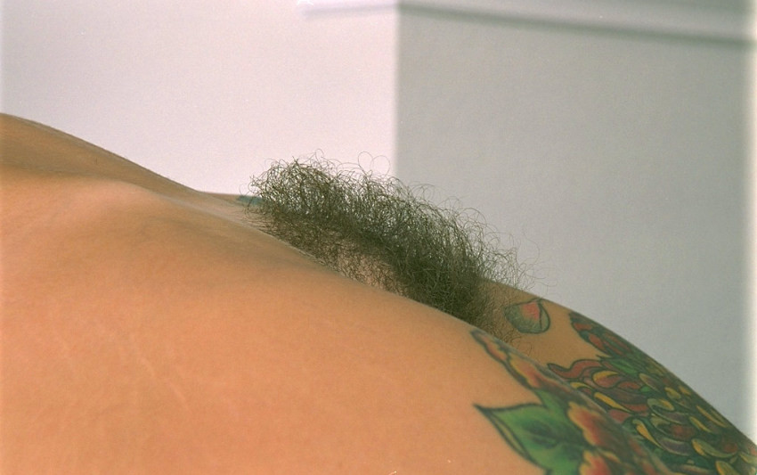 Troia tatuata che diffonde la figa pelosa
 #76621539
