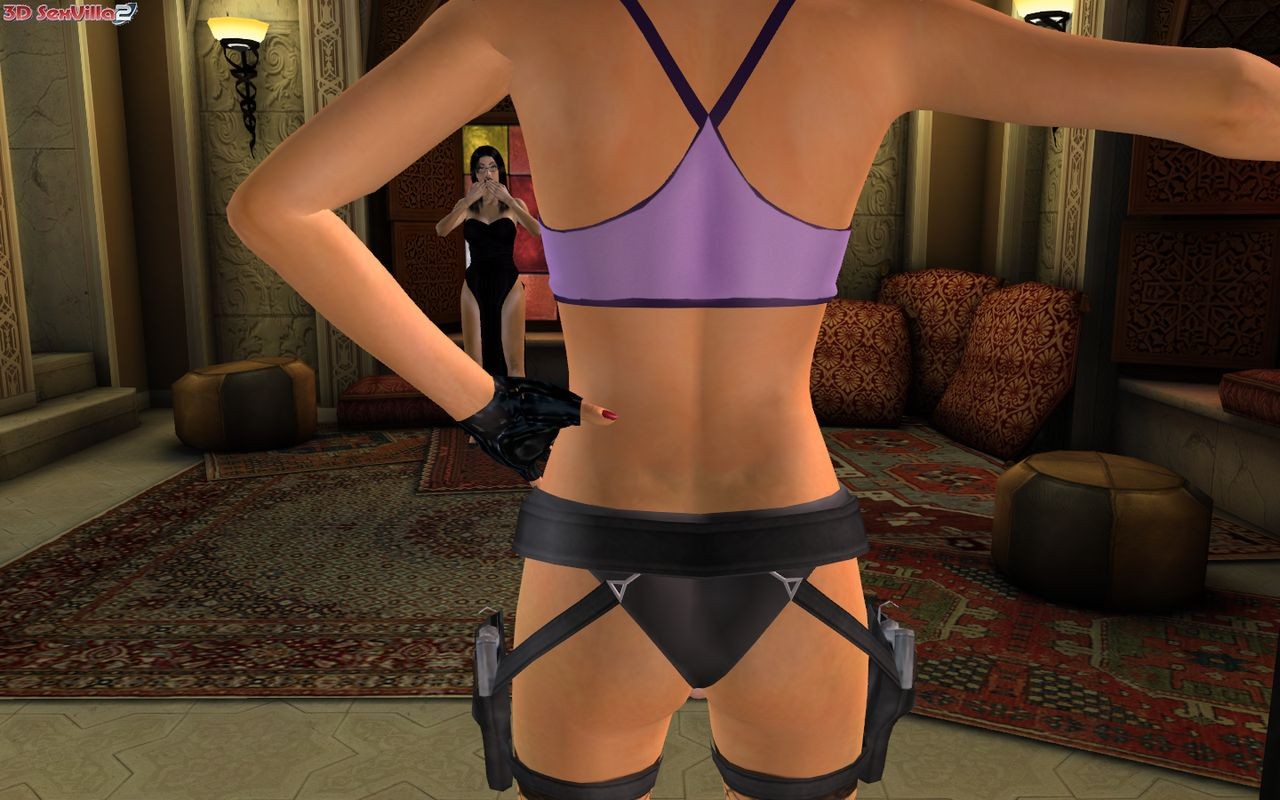 3d Babe bewaffnet mit einem Strap on dominiert eine Schlampe
 #69333250