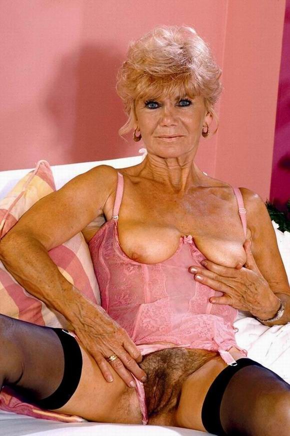 very old granny showing off her hairy pussy #77199095