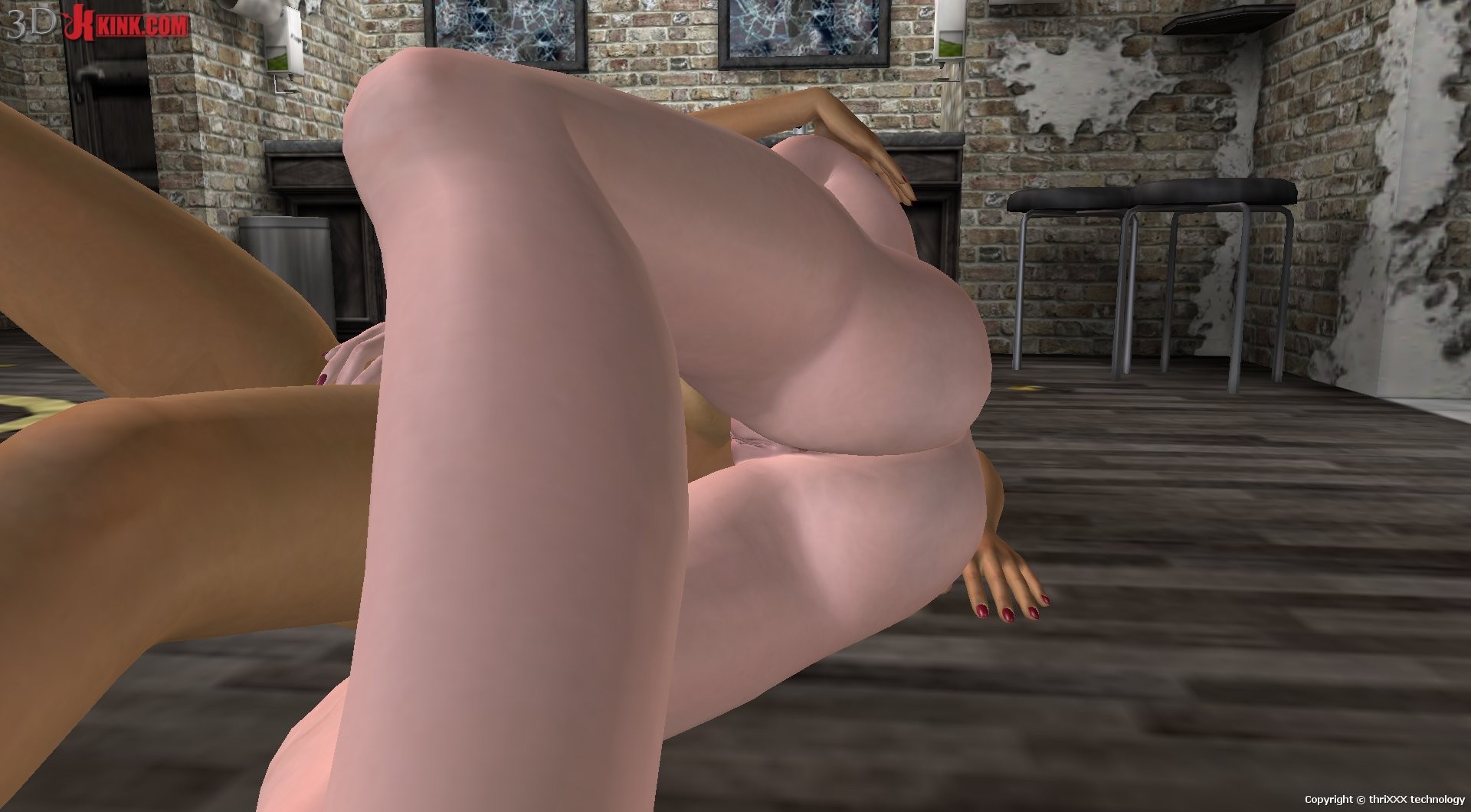 Hot BDSM sex action created in virtual fetish 3d sex game! #69357717