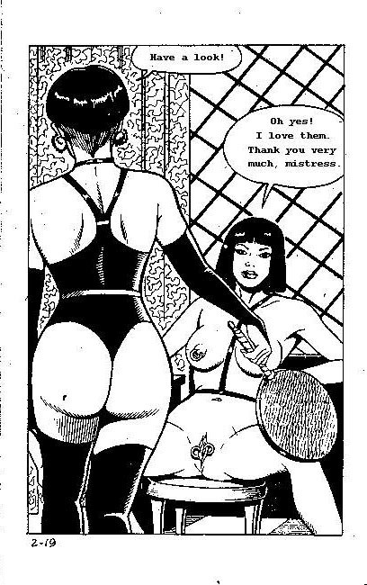 Fetisch-Sex und lesbische Bondage-Comics
 #69720801