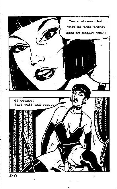 Comic de sexo fetichista y bondage lésbico
 #69720805