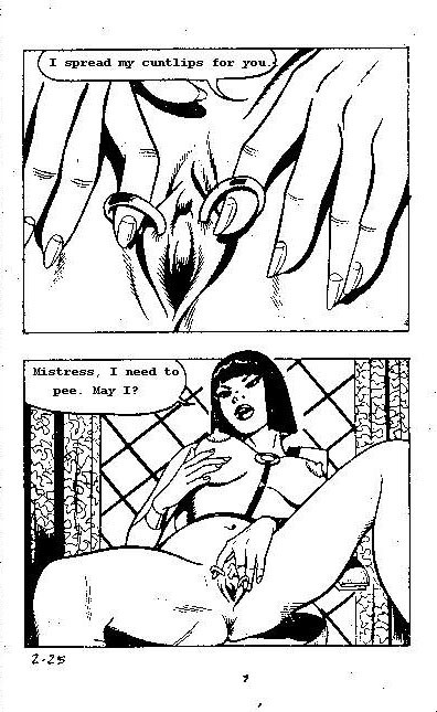 Fetisch-Sex und lesbische Bondage-Comics
 #69720814