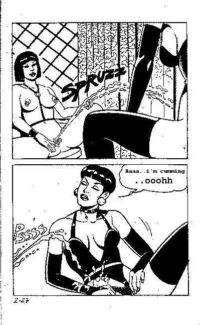 フェティッシュなセックスとレズビアン・ボンデージ・コミック
 #69720819
