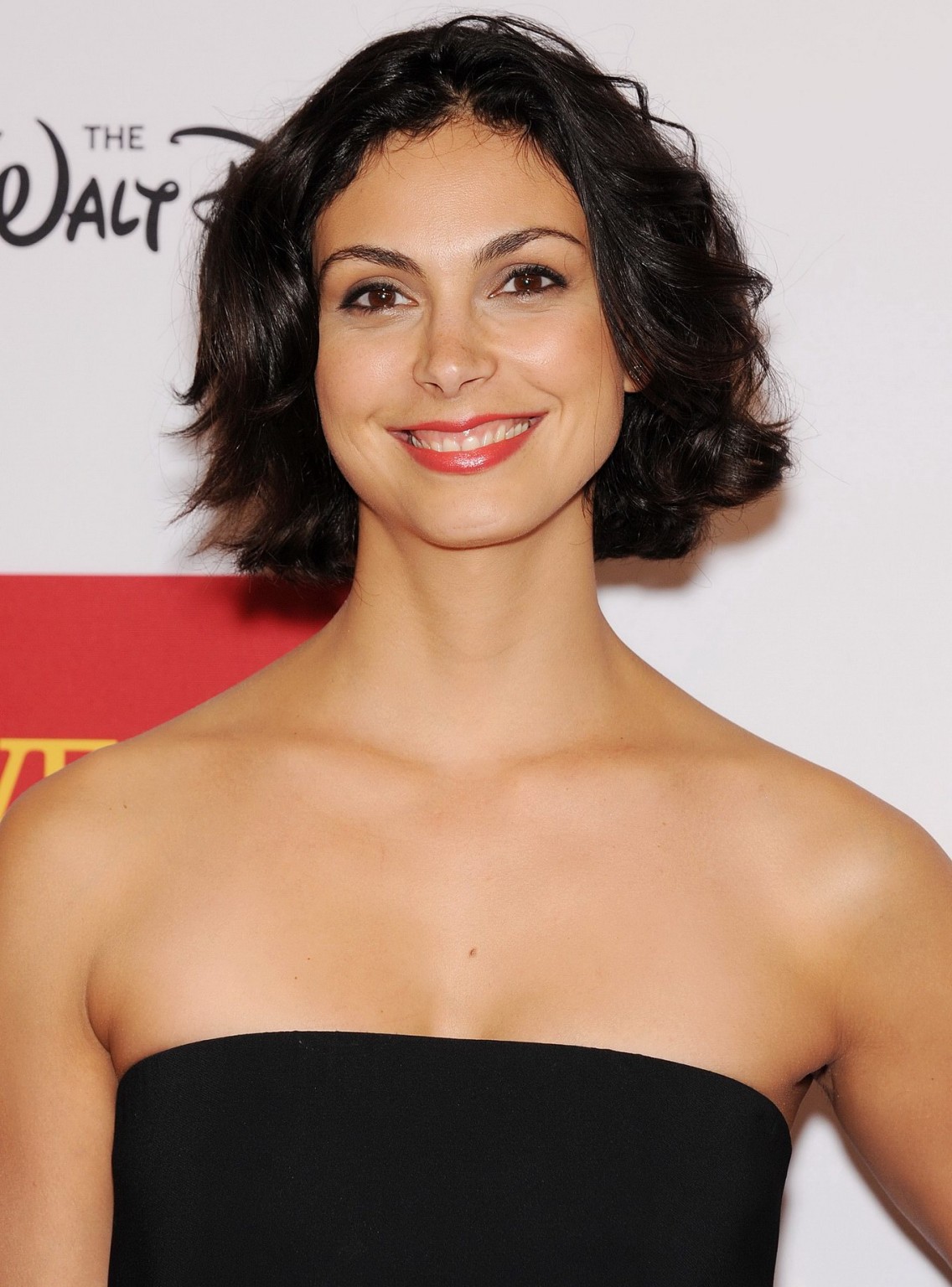 Morena Baccarin busty wearing a strapless black dress at the 10th Annual GLSEN R #75183705