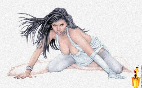 Famous nude celebrities in dirty poses in comics style #69715258