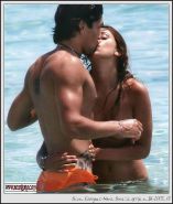 Belen Rodriguez Enjoying With Her Boyfriend On Beach In Topless