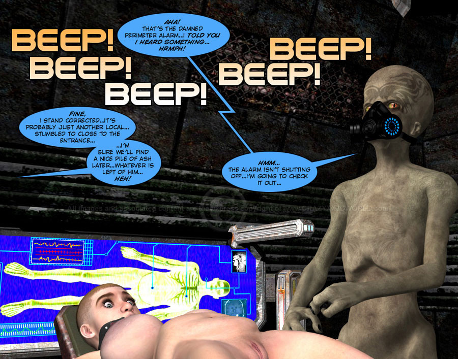 Geile Aliens machen Experimente an großbrüstigem Babe
 #69602914